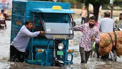 According to the advisory, continuous heavy rainfall is likely to cause waterlogging at several major roads. (HT file photo) According to the advisory, continuous heavy rainfall is likely to cause waterlogging at several major roads. (HT file photo)