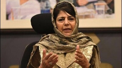 PDP chief Mehbooba Mufti. (File) PDP chief Mehbooba Mufti. (File)