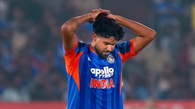 Harshit Rana for India. (PTI) Harshit Rana for India. (PTI)