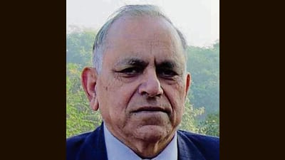 Professor SL Goel (HT Photo)
