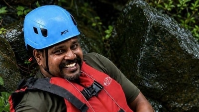 Rajesh R was swept away by the Kerala floods while rescuing a stranded farmer (X/@RajeevRC_X) Rajesh R was swept away by the Kerala floods while rescuing a stranded farmer (X/@RajeevRC_X)