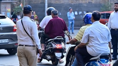 Bengluru police seized over 200 bikes (Anshuman Poyrekar/ Hindustan Times)