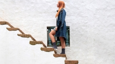 Read more to find out how post-menopausal women can benefit from climbing stairs. (Unsplash) Read more to find out how post-menopausal women can benefit from climbing stairs. (Unsplash)
