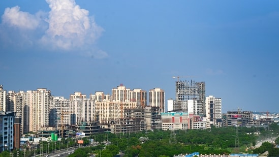 Home prices in Noida have jumped 125%, while Gurugram has recorded a 117% rise, outpacing every other major residential market. (Photo for representational purposes only) (Sunil Ghosh/ Hindustan Times)