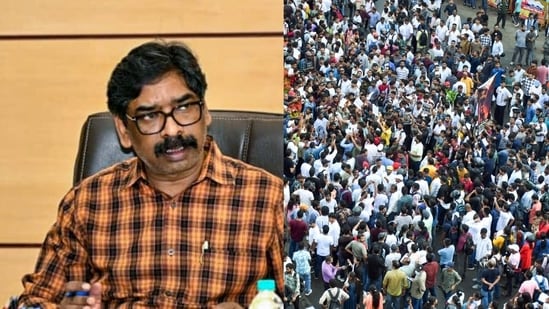 As the protest and hunger strike continues in Ranchi, students have called for the resignation of Hemant Soren and alleged that the state government has been "unresponsive."