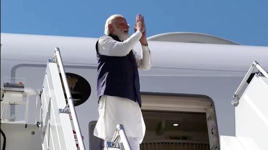 Parliament was informed that PM Modi’s foreign visits since 2021 cost <span class='webrupee'>₹</span>557.51 crore, with 2025 recording the highest annual expenditure. (ANI)
