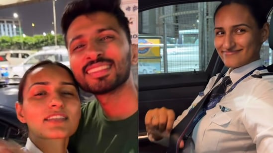 Pilot girlfriend’s reaction to surprise car pickup wins hearts.
