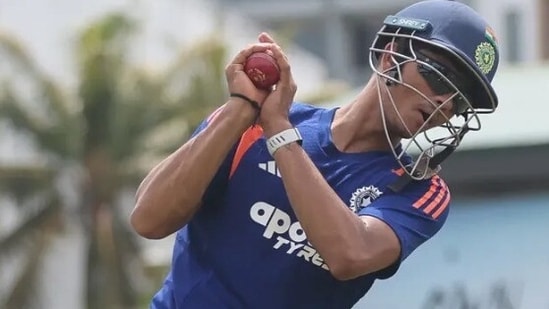 Yashasvi Jaiswal during India's training session.