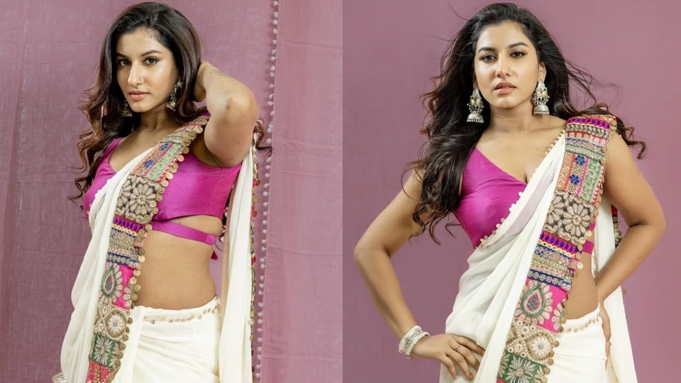 <p>హాట్ బ్యూటీ విష్ణు ప్రియ భీమినేని ఫొటోలు మరోసారి సోషల్ మీడియాలో వైరల్ గా మారాయి. </p>(instagram-Vishnu Priya Bhimeneni)