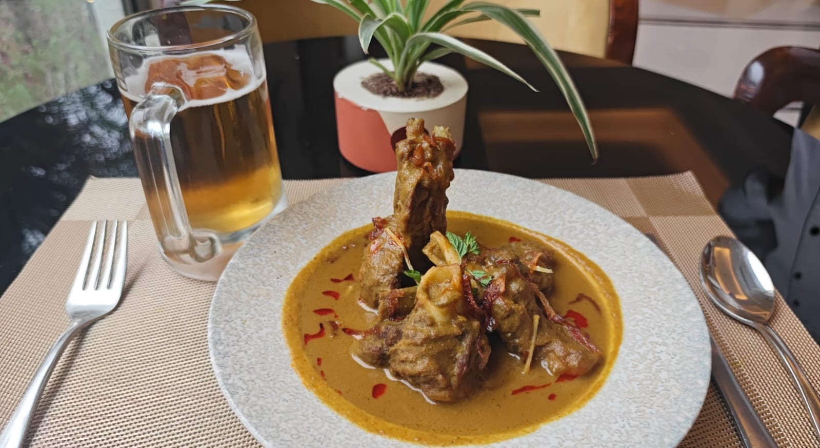 Beer-infused mutton nihari by Chef Avinash Kumar