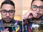 The man shared on social media how calculating his living expenses in Bangalore gave him a reality check. 