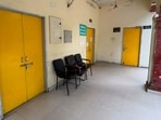 Closed Civil Surgeon office due to strike in the office in Ludhiana on Friday. (Manish/HT)