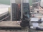 During the repair work, the compressor suddenly exploded. Jashandeep, who was standing closest to the compressor, sustained severe burn injuries. (HT Photo)