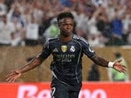 Brazil star Vinícius Júnior has agreed to a contract extension with Real Madrid(AFP)