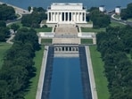 Water begins to refill the Lincoln Memorial Reflecting Pool, Friday, Aug. 7, 2026, in Washington. Water begins to refill the Lincoln Memorial Reflecting Pool, Friday, Aug. 7, 2026, in Washington.