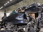 The accident occurred around 1:20am inside the tunnel on the connecting link section. (HT photo)