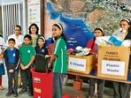 The initiative was organised by SPM English School in Sadashiv Peth in collaboration with Poornam Ecovision Foundation. (HT PHOTO)