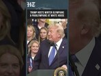 Trump Honours Team USA Winter Olympians And Paralympians At White House Celebration