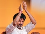 Tamil Nadu chief minister C Joseph Vijay during a ceremonial function last month
