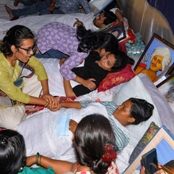 Ranchi student protest: All India Student's Association (AISA) National President Neha Bora meets the student demonstrators who are on an indefinite hunger strike during the Jharkhand protest.