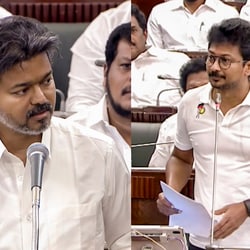 Tamil Nadu chief minister C Joseph Vijay responded to leader of the opposition and DMK leader Udhayanidhi Stalin, who raised the Cauvery issue.