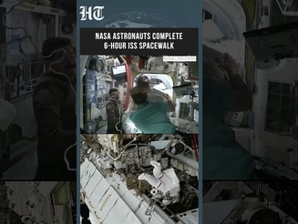 NASA Astronauts Complete Six-Hour Spacewalk Outside International Space Station