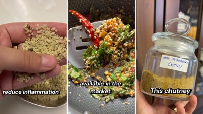 Khushi Chhabra's hemp seed chutney is loaded with essential micronutrients. Khushi Chhabra's hemp seed chutney is loaded with essential micronutrients.