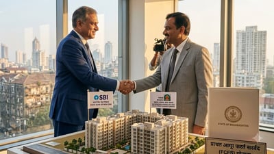 The State Bank of India (SBI) has expressed interest in purchasing 24 Mumbai apartments put out for sale by the Maharashtra Housing and Area Development Authority (MHADA) under its First Come, First Served (FCFS) basis scheme. (Picture for representational purposes only) (Gemini Generated Photo ) The State Bank of India (SBI) has expressed interest in purchasing 24 Mumbai apartments put out for sale by the Maharashtra Housing and Area Development Authority (MHADA) under its First Come, First Served (FCFS) basis scheme. (Picture for representational purposes only) (Gemini Generated Photo )