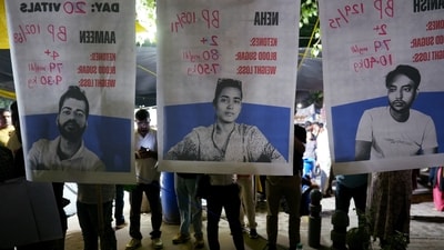 All India Students’ Association (PTI Photo) All India Students’ Association (PTI Photo)