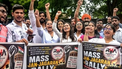 Demonstrators take part in Reservation Hatao Andolan (RHA) Jan-Jagran Rally organised near Vidhan Bhawan in Nagpur, Maharashtra (PTI/Representational) Demonstrators take part in Reservation Hatao Andolan (RHA) Jan-Jagran Rally organised near Vidhan Bhawan in Nagpur, Maharashtra (PTI/Representational)