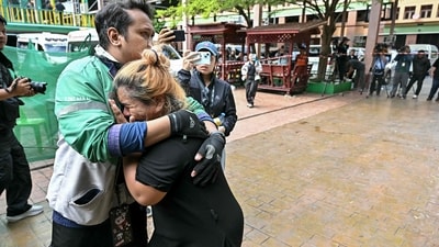 A teenager opened fire at a school outside Bangkok on Friday, killing five people before himself. Before that, he had also killed his grandparents. (AFP) A teenager opened fire at a school outside Bangkok on Friday, killing five people before himself. Before that, he had also killed his grandparents. (AFP)