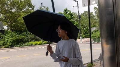 Korean Central Television this week also aired segments on managing health during extreme heat, recommending drinks to hydrate and offering advice on swimming and outdoor exercise. (Representational Photo/ Getty Images via AFP) Korean Central Television this week also aired segments on managing health during extreme heat, recommending drinks to hydrate and offering advice on swimming and outdoor exercise. (Representational Photo/ Getty Images via AFP)