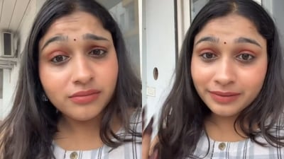 A Gurgaon woman shared her rainy-day commute struggle after failing to get a cab even at a ₹400 fare. (Instagram/hensi__soni) A Gurgaon woman shared her rainy-day commute struggle after failing to get a cab even at a ₹400 fare. (Instagram/hensi__soni)