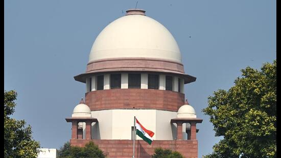 A three-member in-house inquiry committee examined the allegations against the former judge. (HT PHOTO)