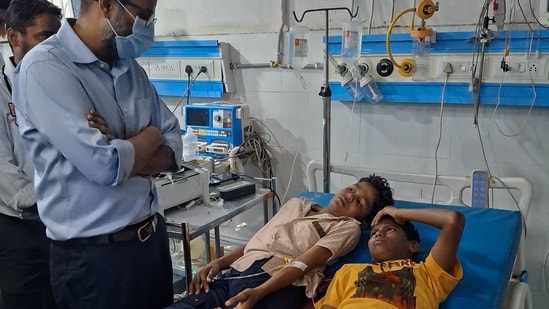The incident was reported from Kharida village, where a resident had organised the feast on Thursday.