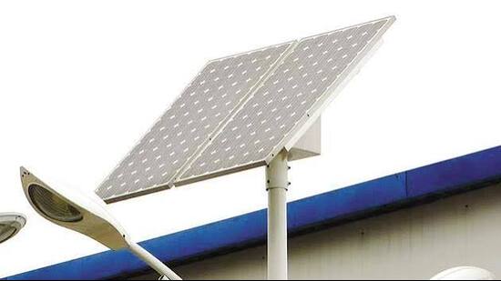 In 2024-25, streetlights/solar lights accounted for over 43% of the recommended works and more than 71% of the sanctioned works. (For Representation)