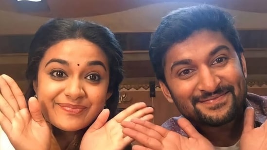 Keerthy Suresh and Nani have acted together in 2 films but have been friends for years.