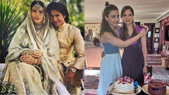 Soha Ali Khan and Saba Pataudi missed out on Saif Ali Khan and Amrita Singh's wedding.