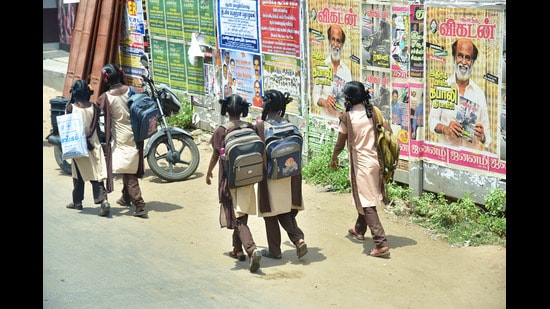 The long march to educational equality: girls going to school in Tamil Nadu, (Shutterstock)
