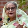 বাংলাদেশের প্রাক্তন প্রধানমন্ত্রী শেখ হাসিনার বক্তব্যে সমর্থন নেই ভারতের। (ফাইল ছবি, সৌজন্যে রয়টার্স এবং পিটিআই)