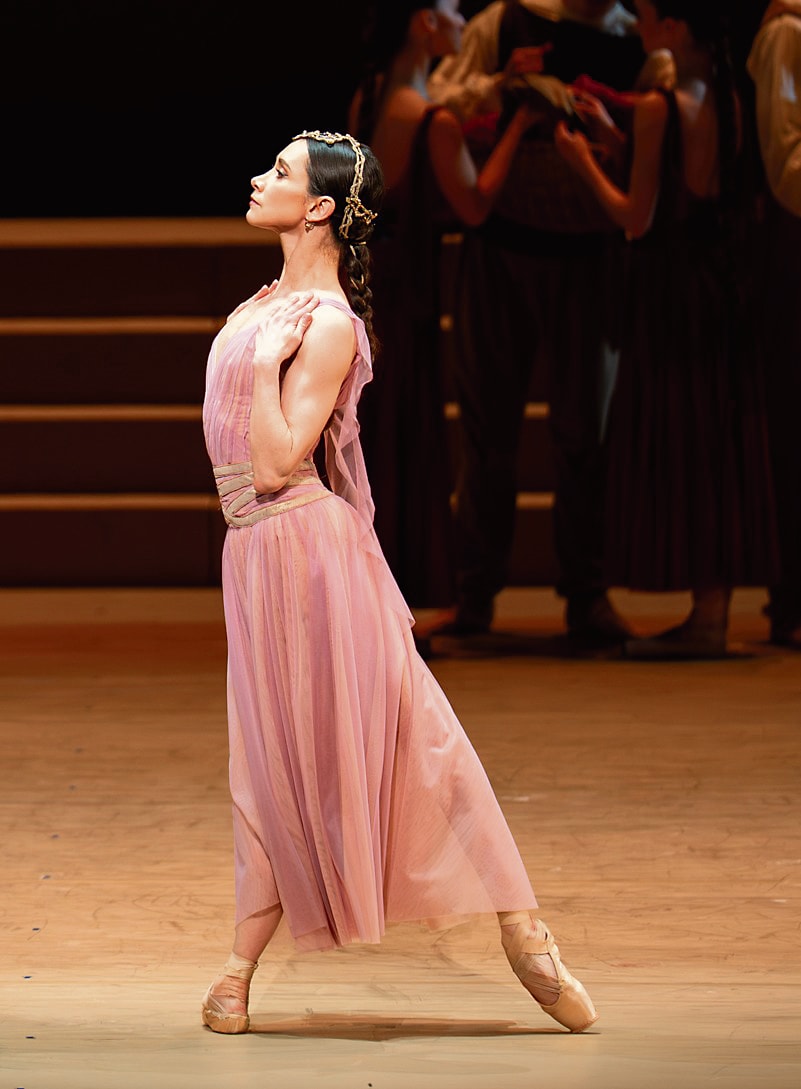 Anna Tsygankov as the ill-fated dancer Nikiya. (Image courtesy Altin Kaftira) Anna Tsygankov as the ill-fated dancer Nikiya. (Image courtesy Altin Kaftira)