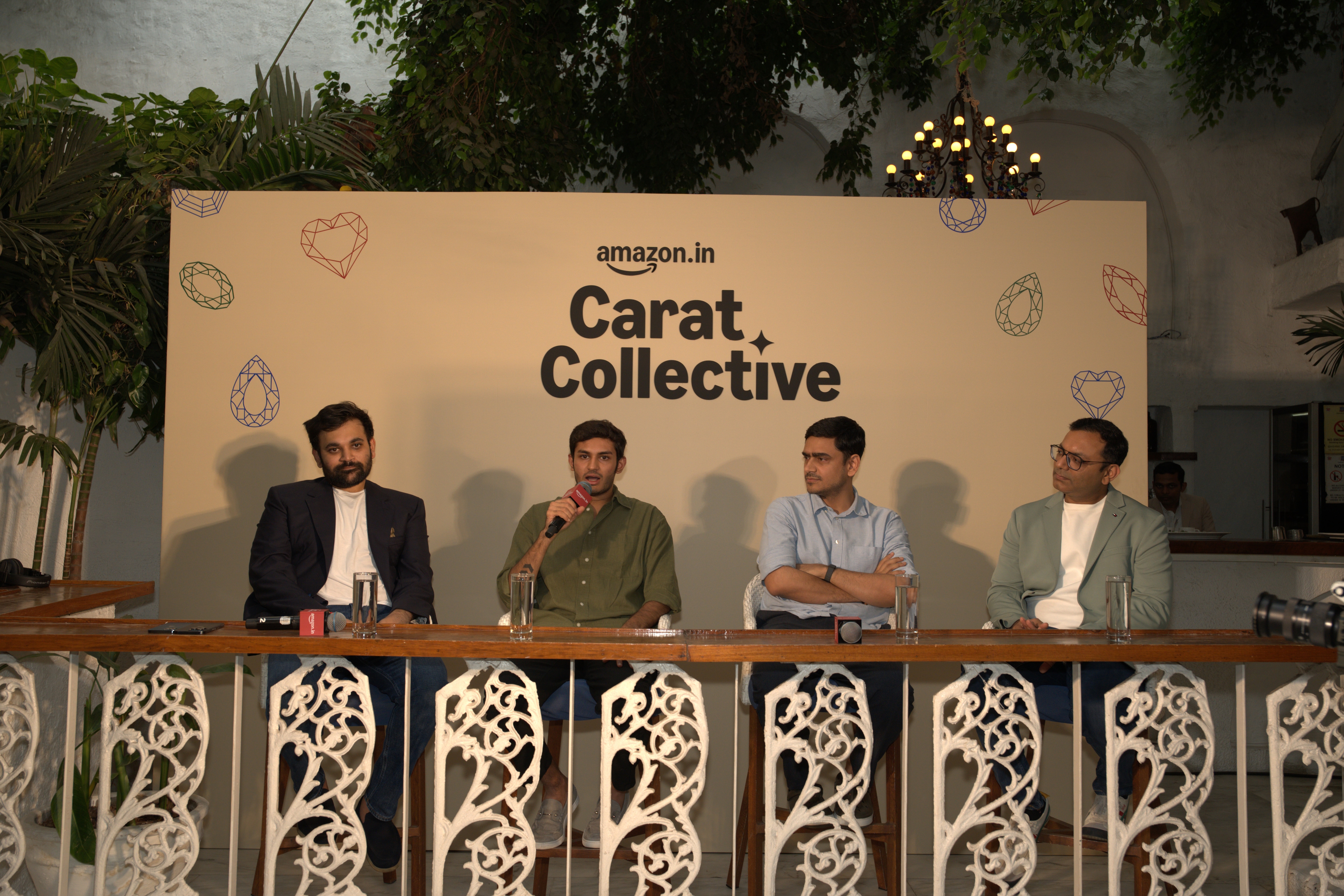 Industry leaders Siddharth Bhagat (Amazon), Aditya Labroo (GIVA), Anand Lukhi (Lukson), and Armaan Kothari (KEEMTI) shared their perspectives on the future of jewellery. Industry leaders Siddharth Bhagat (Amazon), Aditya Labroo (GIVA), Anand Lukhi (Lukson), and Armaan Kothari (KEEMTI) shared their perspectives on the future of jewellery.