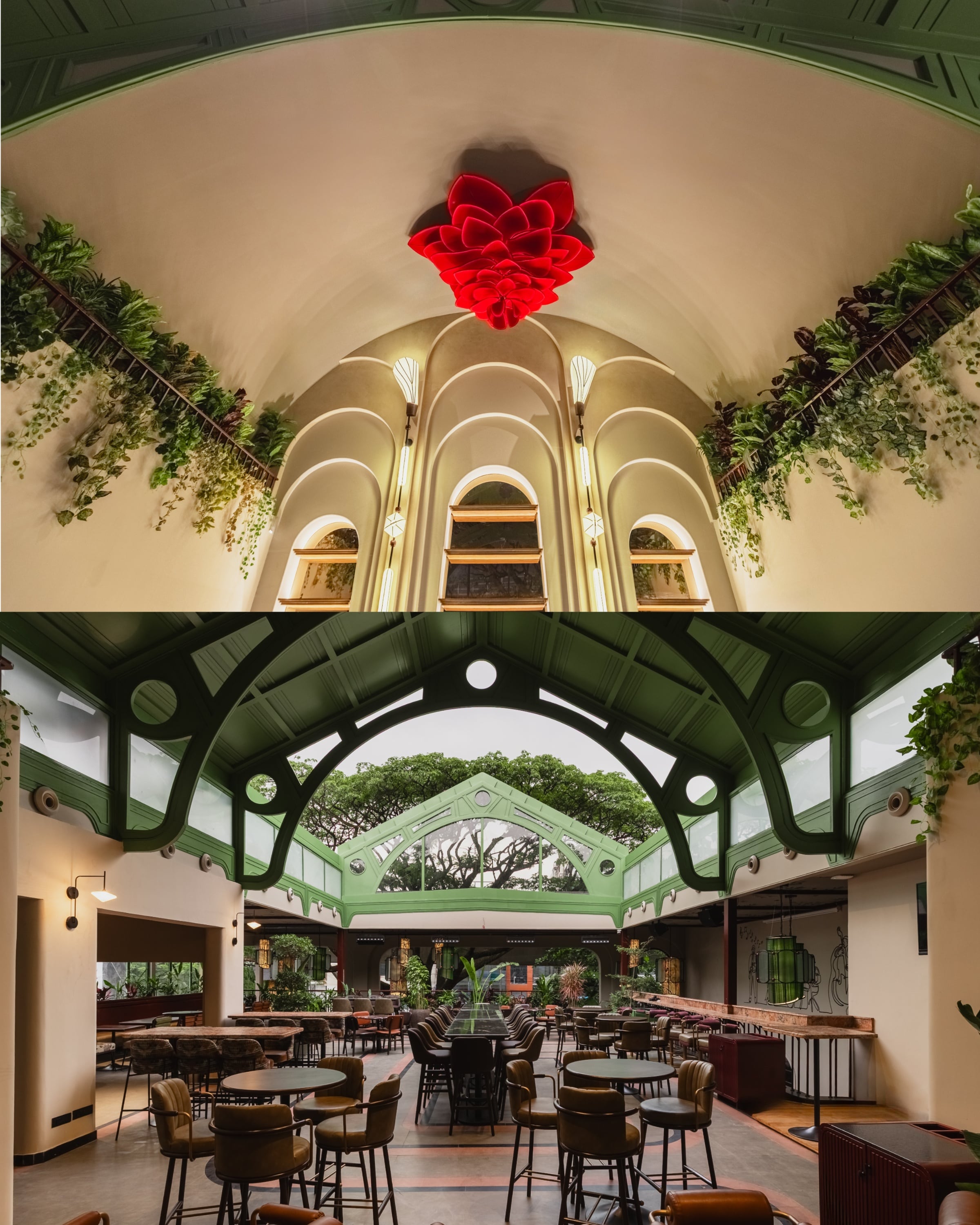 Mint-green arches, and that striking 3D red flower — stepping into Amicii feels like escaping the city. Mint-green arches, and that striking 3D red flower — stepping into Amicii feels like escaping the city.
