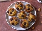 Sanjeev Kapoor's banana and chocolate chip muffins recipe takes approximately half an hour to make. 