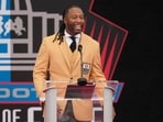 Larry Fitzgerald enters the Pro Football Hall of Fame as part of the Class of 2026.