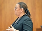 Prosecutor Shanan Buckingham has worn a hair bow in court, a nod to victim Cora Clancy's love of bows.(via REUTERS)