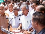 Pinarayi Vijayan alleged that the state government was surrendering to the RSS agenda.