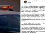 The St. Johns Police Department said it is investigating the footage.(UnSplash and Facebook/ St. Johns Police Department)