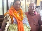 Saini, in her 60s, a senior councillor with six consecutive electoral victories, was elected as mayor. (HT File)