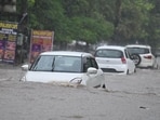 The scale of disruption once again laid bare the city’s vulnerability to rain, with roads, underpasses, drains and even recently built infrastructure struggling to cope with the downpour. (Parveen Kumar/HT)